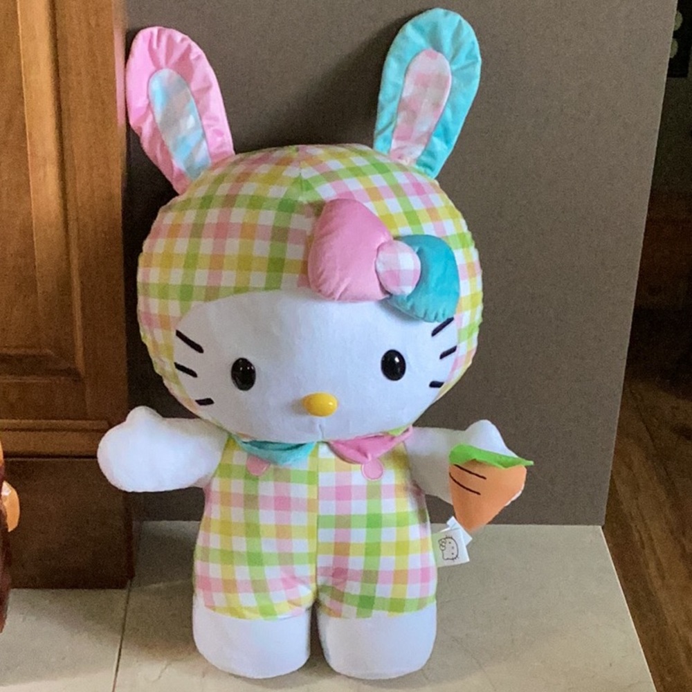 Hello Kitty Sanrio Easter Greeter as Bunny with Carrot, CVS exclusive